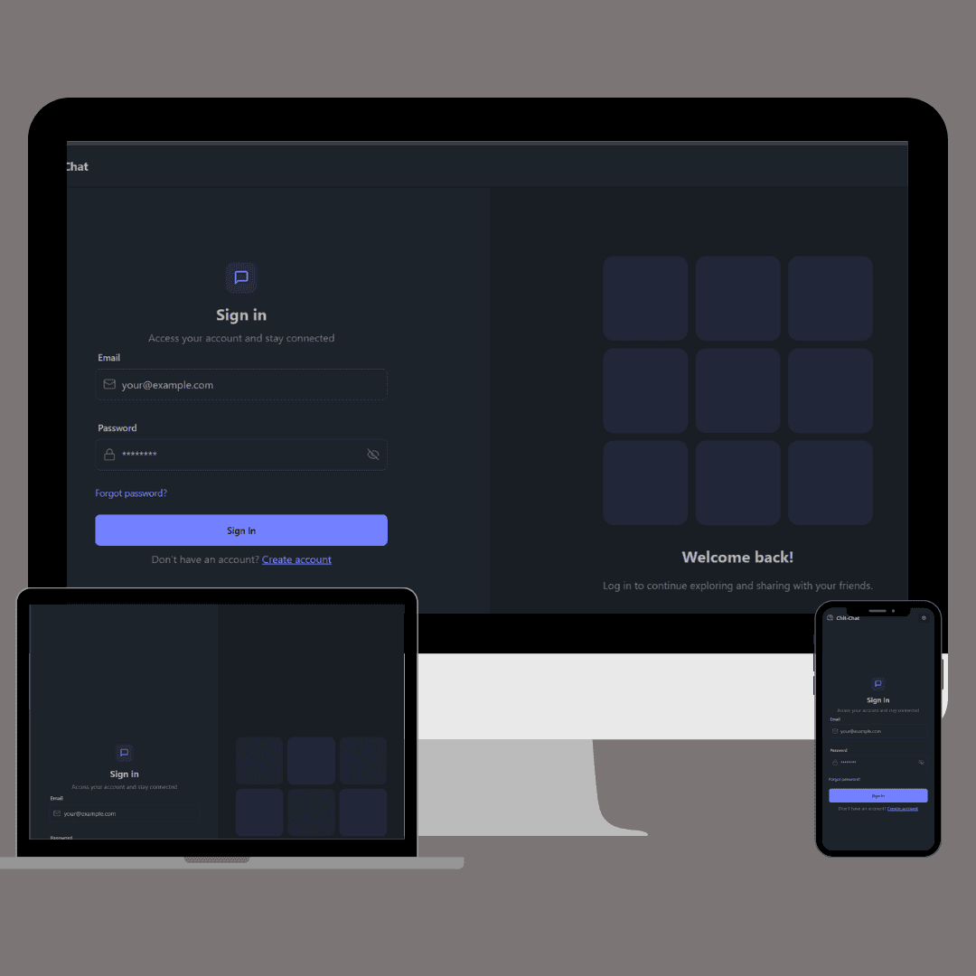 Chit-Chat project screenshot